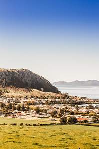 Coastal Tasmanian town