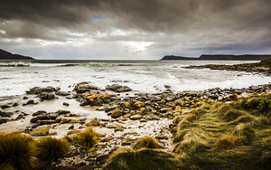 Storm clouds over Cloudy Bay