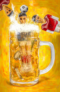 Heads I win foosball you lose