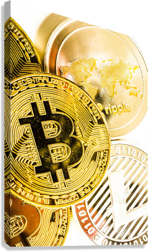 Golden exchange Canvas Print