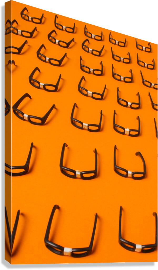 Army of nerd glasses Canvas Print