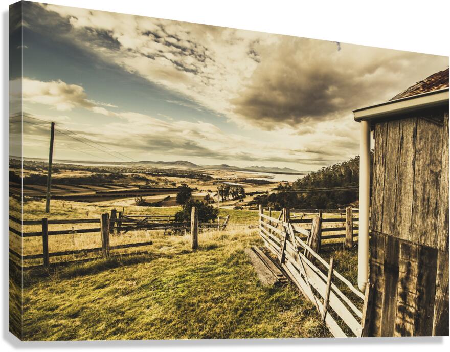 Pristine hinterland lookout  Canvas Print