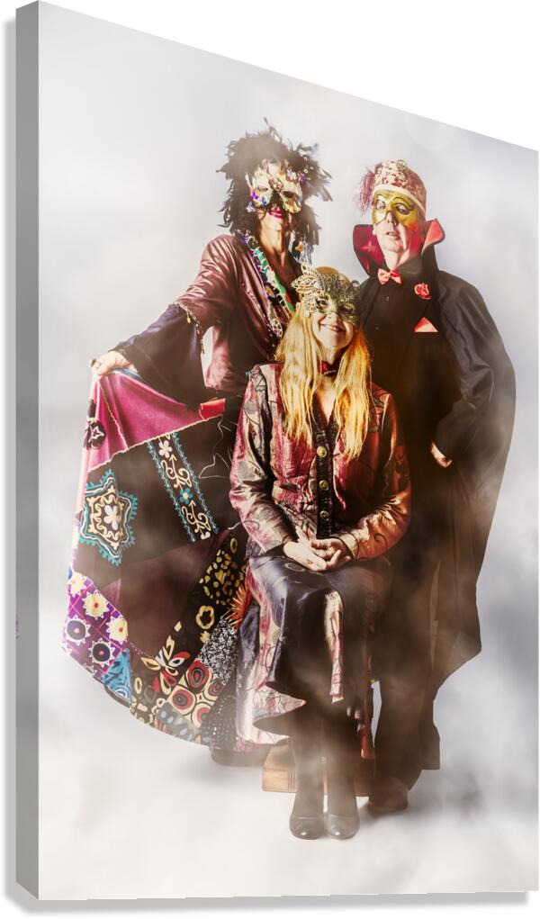 Carnival of three  Canvas Print