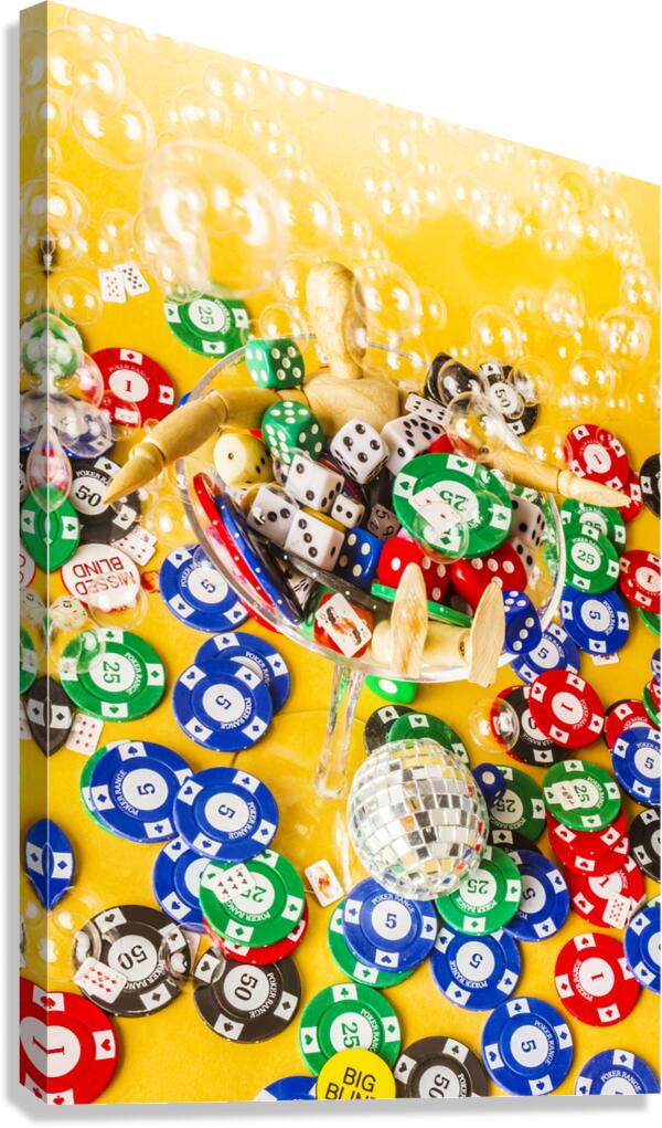 Bubbly bath Canvas Print